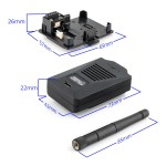 RadioMaster 2.4GHz 4IN1 Plastic Module for NANO & JR Interface Remote Control Compatible TX16S MKII TX12 MKII